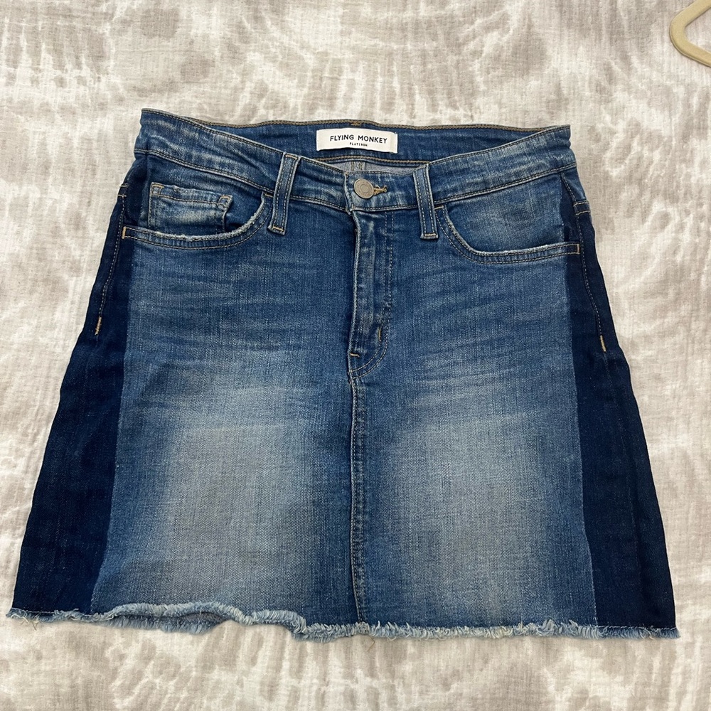 Flying monkey Jean Skirt